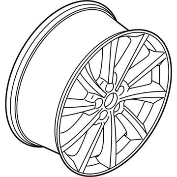 Lincoln MJ7Z-1007-B Wheel, Alloy