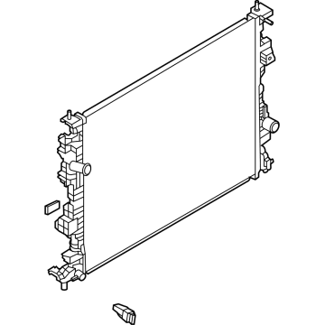 2022 Ford Escape Radiator - MX6Z-8005-B