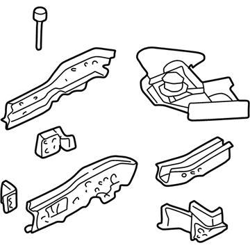 Ford 4L8Z-7810008-AA Rail Assembly