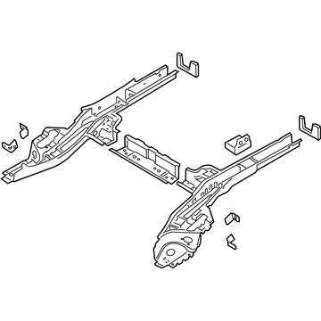 Ford G1FZ-5810124-A Rear Rail Assembly