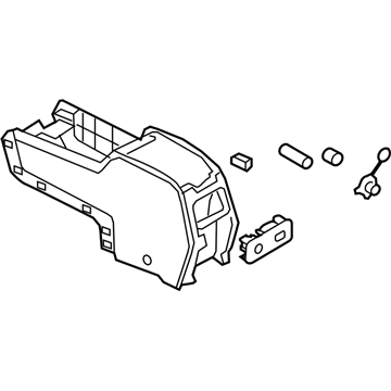 2008 Ford Edge Center Console Base - 8T4Z-78045A36-AA