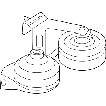 Lincoln 7E5Z-13832-A Horn