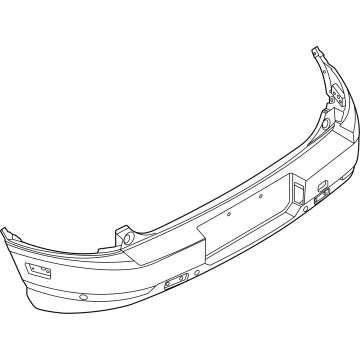 Ford M1PZ-17906-SC BUMPER ASY - REAR