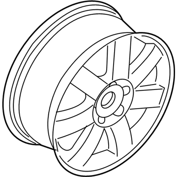 Ford 5G1Z-1007-BA Wheel, Steel