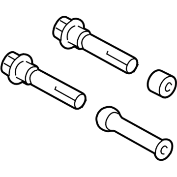 Lincoln 7T4Z-2B296-B Caliper Support Mount Kit