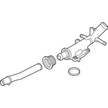 Ford FT4Z-8592-D Water Pipe