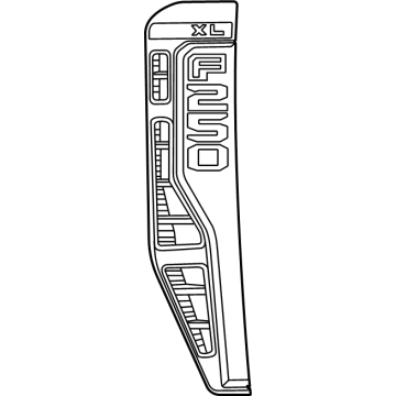 Ford PC3Z-16720-AA NAME PLATE