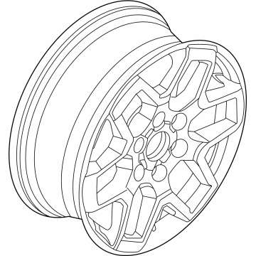 Ford M2DZ-1007-T Wheel, Alloy