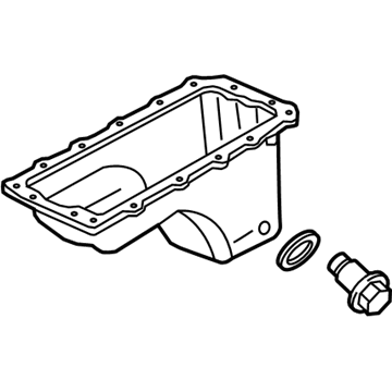 Mercury 6L2Z-6675-AA Oil Pan