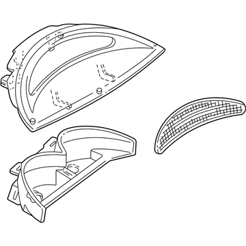 Ford 2F1Z-13A613-AAA Lamp Assembly - Rear - High Mounted