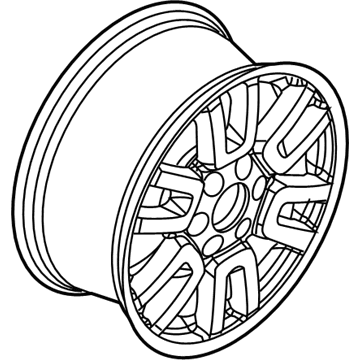 Ford BL1Z-1007-C Wheel, Alloy