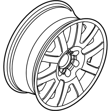 Ford 9L3Z-1007-F Wheel, Alloy