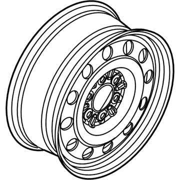 Ford 2L1Z-1015-BA Wheel, Spare