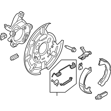 Ford CL3Z-2210-D Brake Assembly