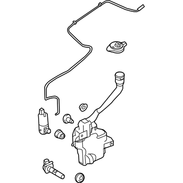 Ford 8A5Z-17618-A Reservoir - Windshield Washer