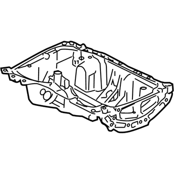 Ford 3M4Z-6675-AA Oil Pan