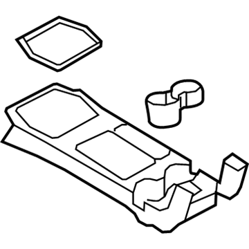 Ford 9L8Z-78045A76-HA Panel Assembly - Console