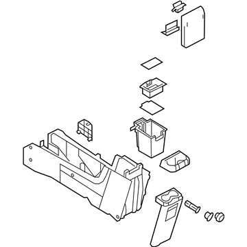 Ford 9L8Z-78045A36-EA Console Base