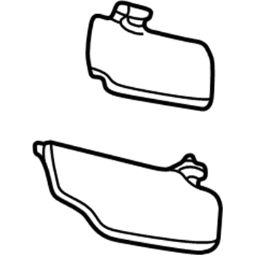 Ford 5C3Z-2504105-JAA Sunvisor