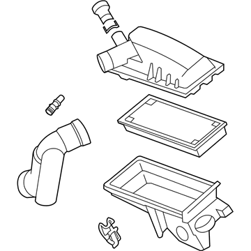 Ford BM6Z-9600-A Air Cleaner Assembly