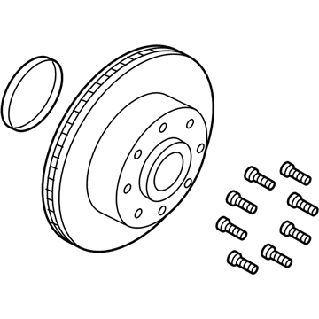 Ford PC3Z-1102-A Hub & Rotor