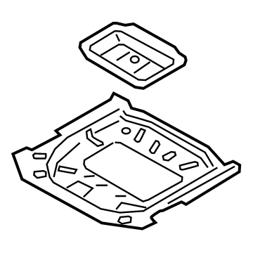 Ford LX6Z-7847122-B Rear Floor Pan