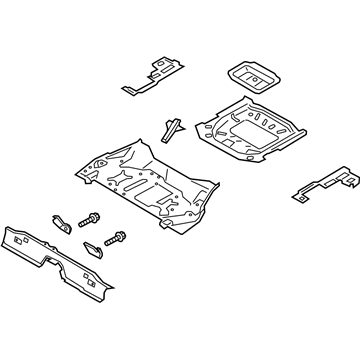 Ford LX6Z-7811215-V Floor Pan Assembly