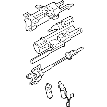 2003 Ford Thunderbird Steering Column - 6W4Z-3C529-AA