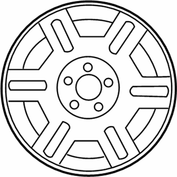 Ford 5C3Z-1007-PA Wheel, Alloy