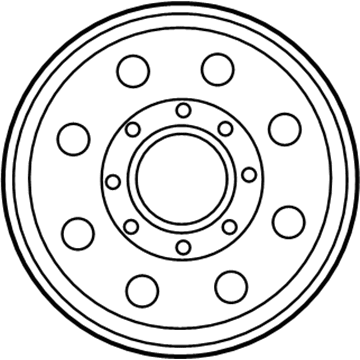 Ford 5C3Z-1007-JA Wheel, Alloy