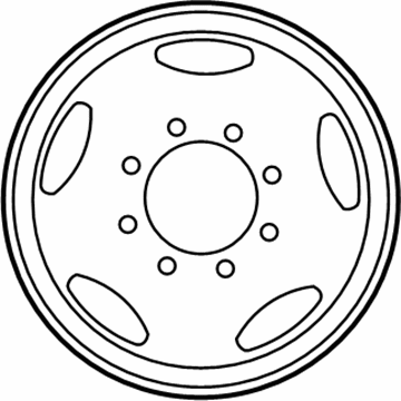 Ford 6C3Z-1015-D Wheel Assembly