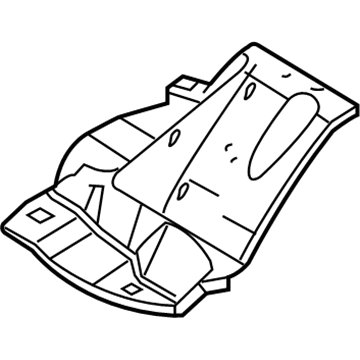 Ford 9C2Z-16061-B Apron Panel