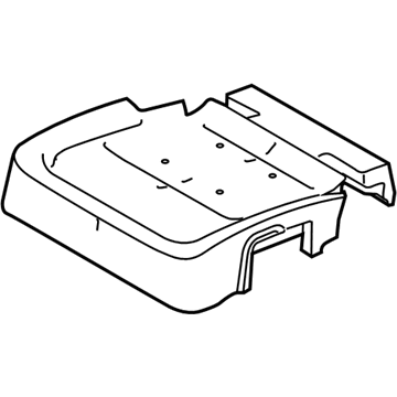 Ford BA8Z-7463840-A Rear Seat Cushion Pad