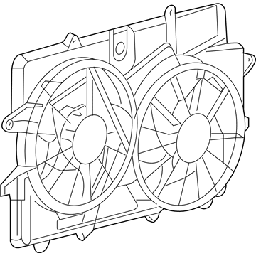 Ford 5L8Z-8C607-CB Fan Assembly