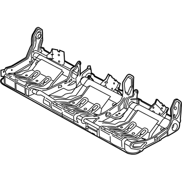 Ford EK4Z-9963160-D Frame And Spring - Rear Seat Cushion