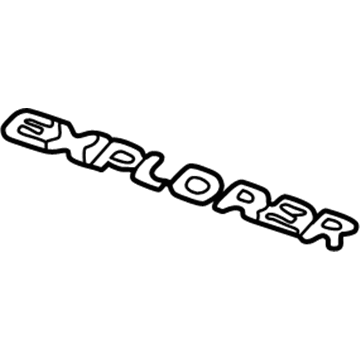 Ford XL2Z-16720-BAA Self Adhesive Name Plate