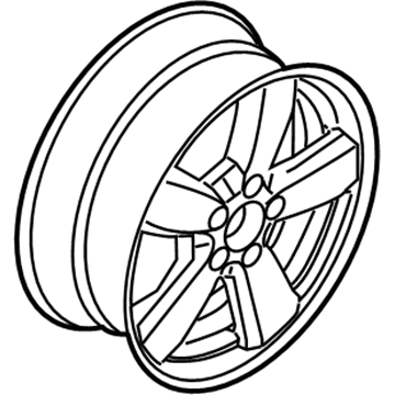 Ford 9L8Z-1007-A Wheel, Alloy