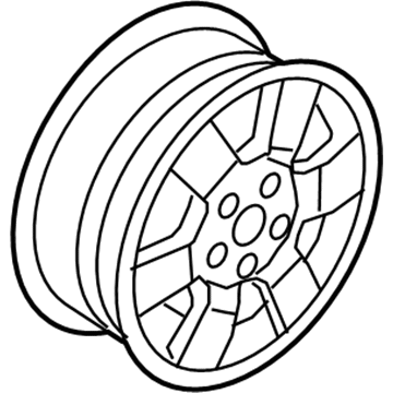 Ford 8L8Z-1007-J Wheel, Alloy