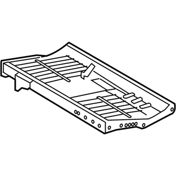 Ford 6L2Z-7863160-AA Frame And Spring - Rear Seat Cushion