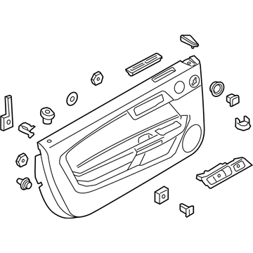 Ford JR3Z-6323942-BA Panel Assembly - Door Trim