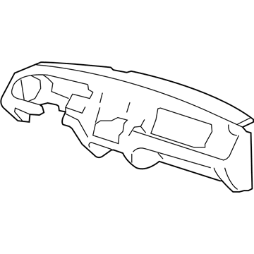 Ford 3W1Z-5404320-BAC Panel - Instrument