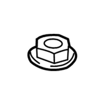 Ford -W520101-S437 Hold Down Nut