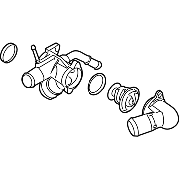 Ford 7T4Z-8A586-B Thermostat Housing