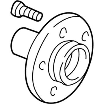 Mercury 8L8Z-1104-A Hub Assembly