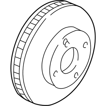 Mercury Brake Disc - 2U2Z-1V125-GB