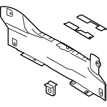 Ford FR3Z-6345522-AC Rear Trim Panel