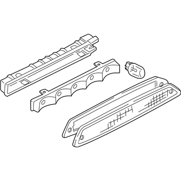 Ford 8L2Z-13A613-A Lamp Assembly - Rear - High Mounted