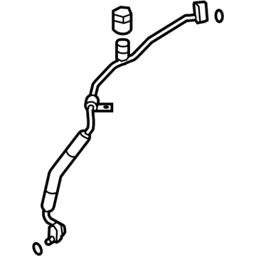 Mercury 9E5Z-19835-D Pressure Line