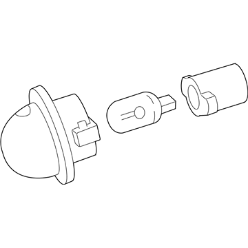 Ford 5G1Z-13550-AA License Lamp