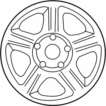 Ford 6L8Z-1007-EA Wheel Assembly